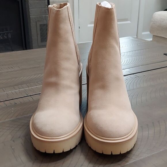 Dolce Vita Caster H2O Dune Suede Boots NWT - Picture 4 of 10